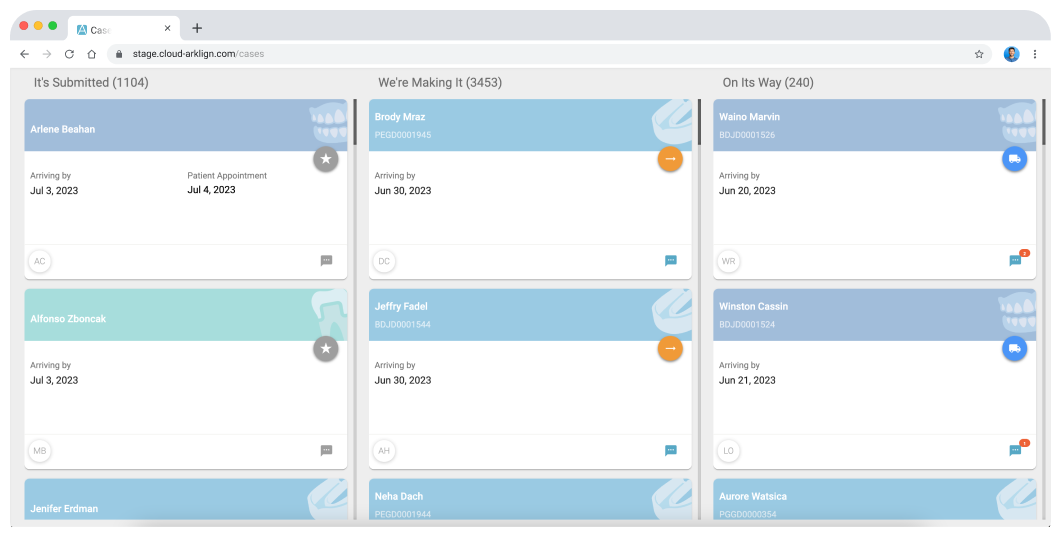 Quality Engineering for a Dental Case Management Platform