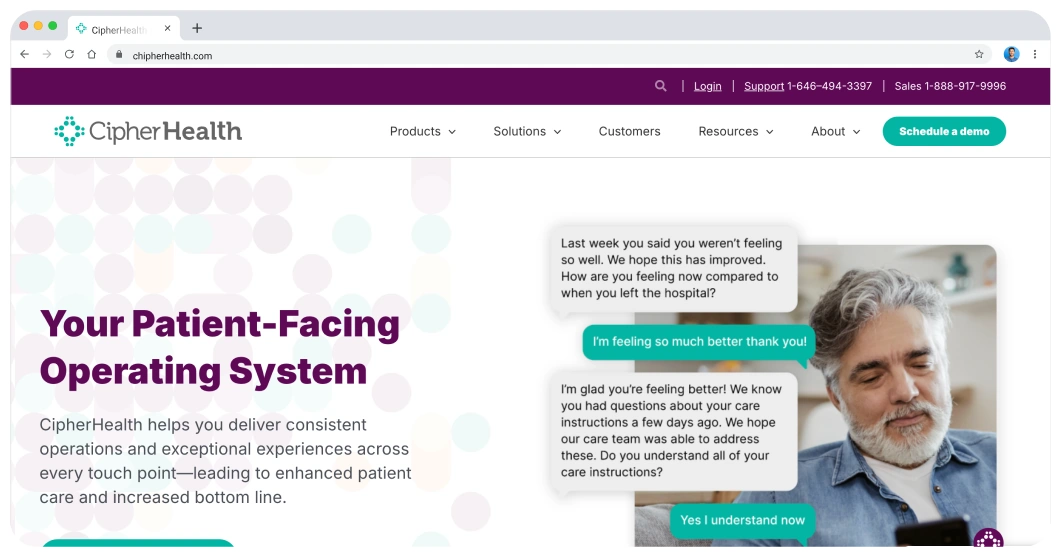 Test Automation for a Patient Engagement Platform